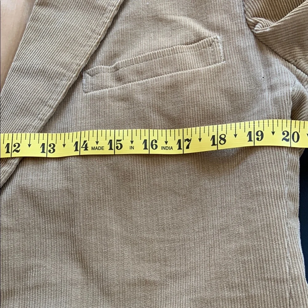 Vintage John Peel Tan Corduroy Sport Coat Blazer 44L Men’s Classic Preppy